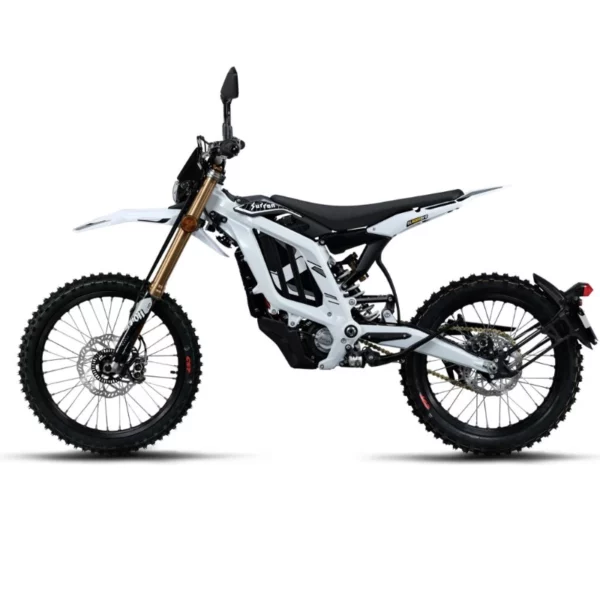 Sur-Ron Light Bee L2/L3e Elektro-Dirtbike in Weiß – Seitenansicht